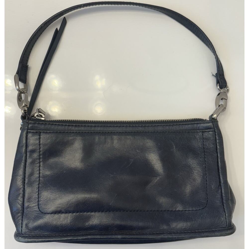 Hobo Cadence Leather Purse Blue Small